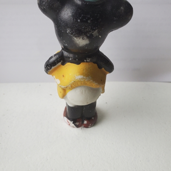 WALT DISNEY MINNIE MOUSE WITH ACCORDIAN BISQUE PORCELAIN FIGURINE 1930s 3.5 in. - Picture 2 of 6